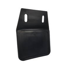 Sunrise Plain PVC Black Mud Flap Small – 160mm x 120mm, , scaau_hi-res