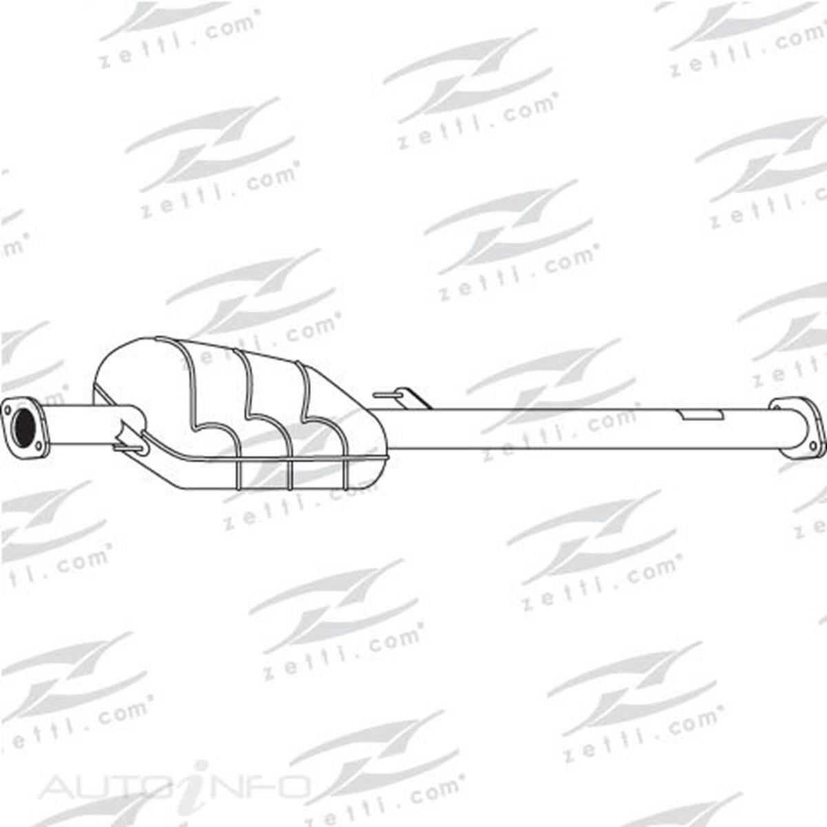 HYUNDAI TUCSON 2.7L 05 - 09 4WD CENTRE PIPE ASSY, , scaau_hi-res
