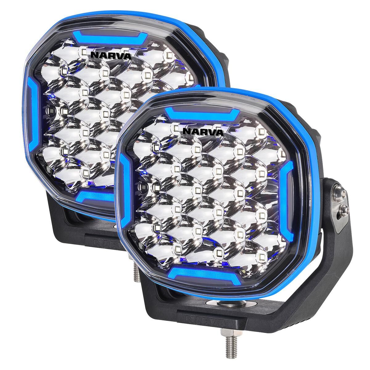 NARVA 12/24V 7" EX2R DRIVING LIGHT RGB KIT, , scaau_hi-res