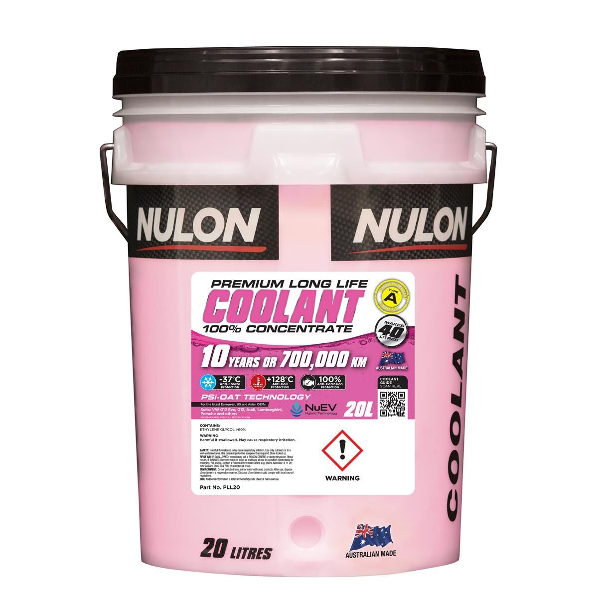 20L NULON PINK COOLANT CONCENTRATE, , scaau_hi-res