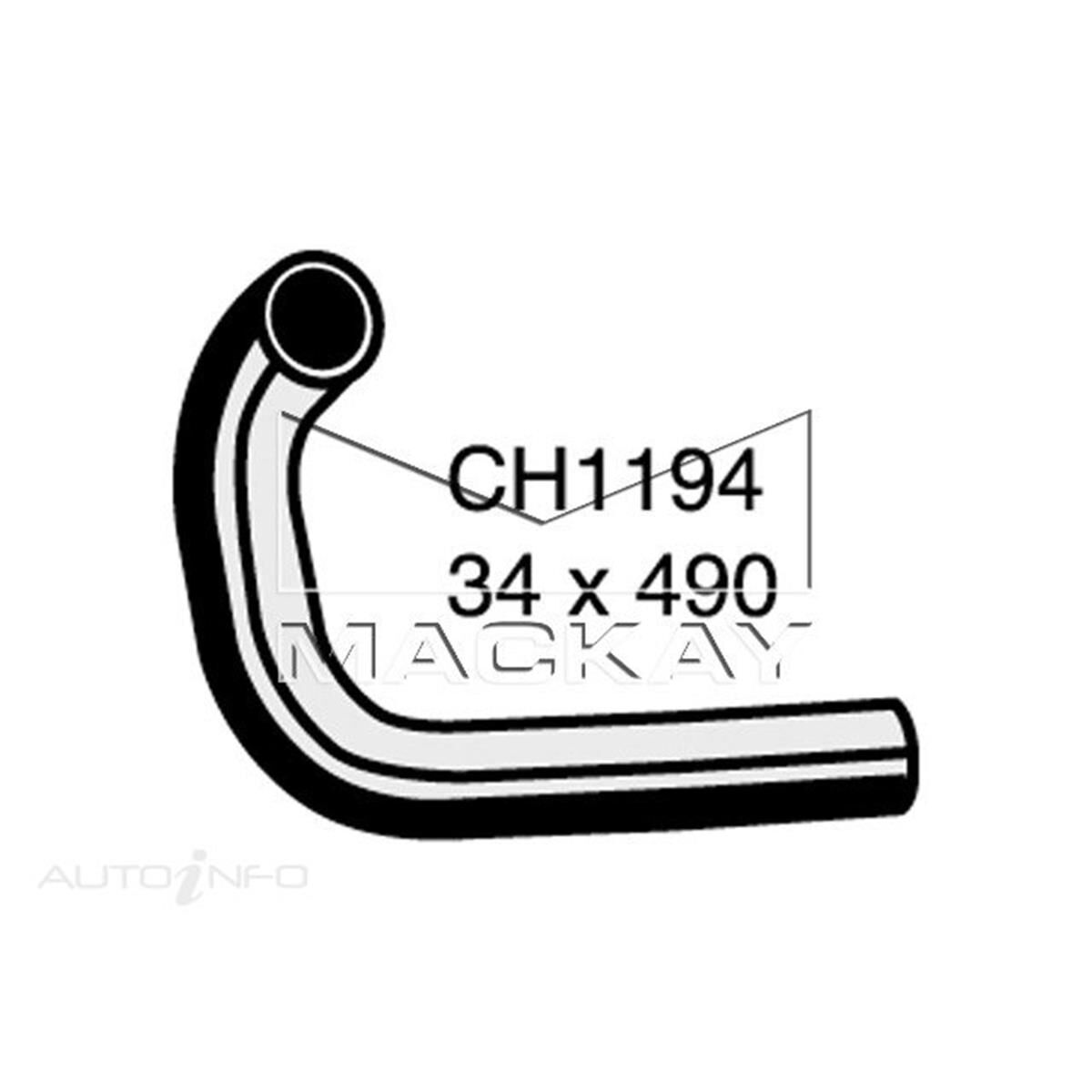 CH1195 Radiator Lower Hose for Nissan 240Z S30 2.4L I6 Petrol Manual & Auto
