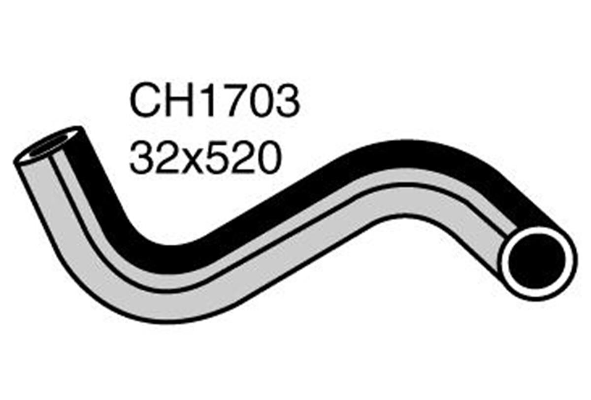 Radiator Lower Hose  - FORD COURIER PC - 2.6L I4  PETROL - Manual & Auto, , scaau_hi-res