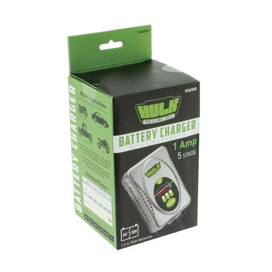 BATTERY CHARGER 6/12V 5 STAGE 1amp FULLY AUTOMATIC, , scaau_hi-res