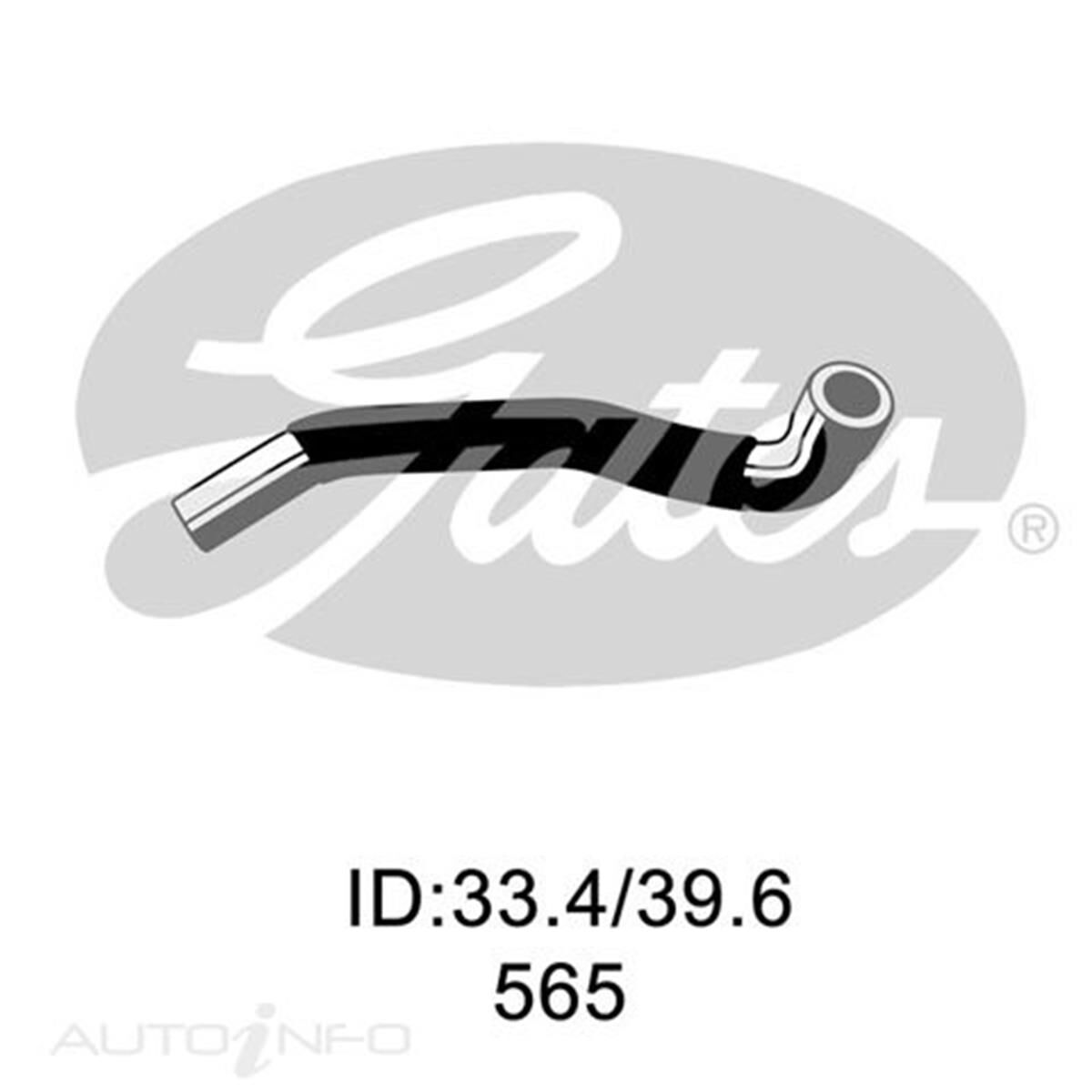 05-2196 GATES RADIATOR HOSE, , scaau_hi-res