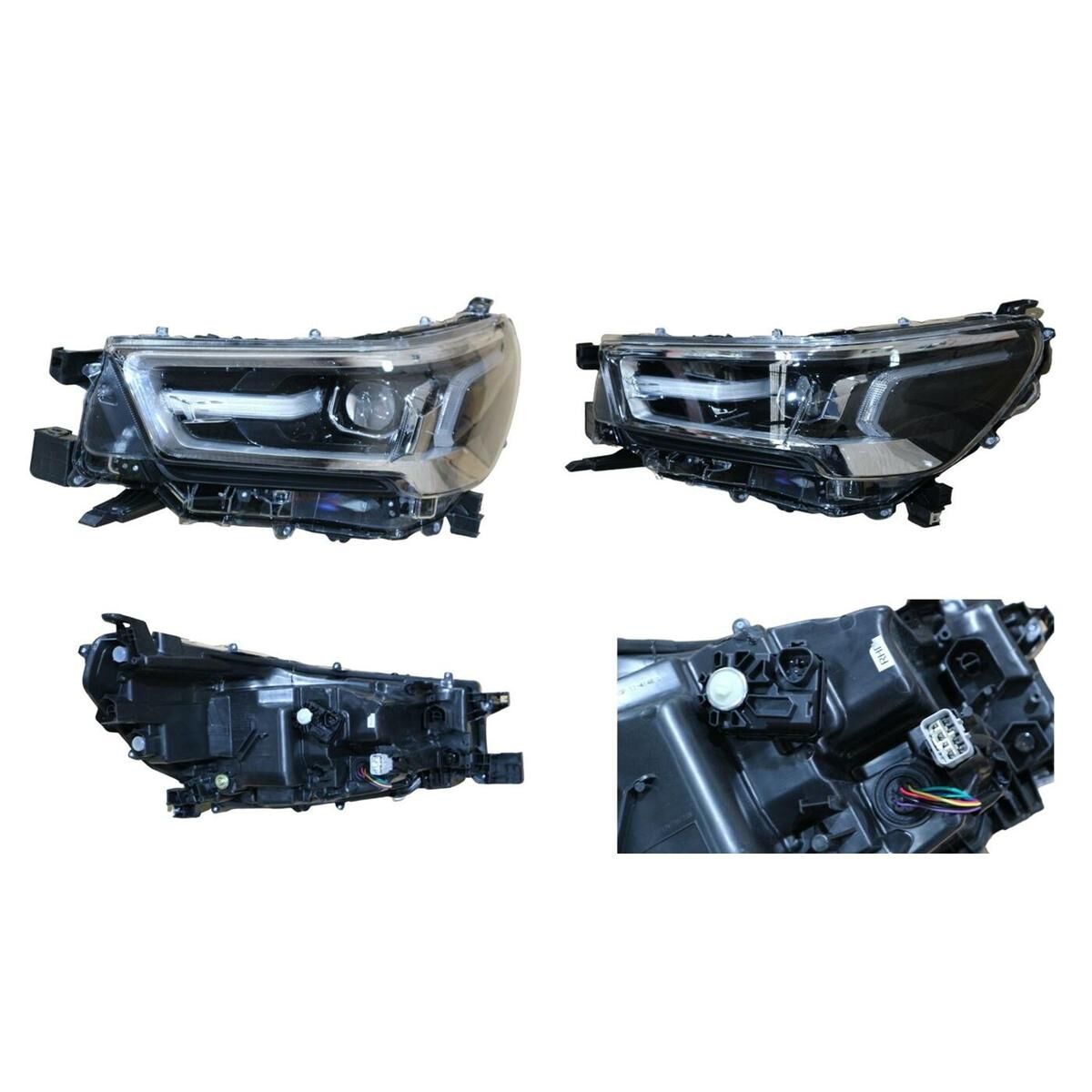 HILUX (2WD/4WD) 5/20- HEADLIGHT (CHROMED SURROUND) (LED) (+AUTO LEVELLING MOTOR) (ROGUE,RUGGED-X,SR5, SR5 HI-RIDER) (L), , scaau_hi-res