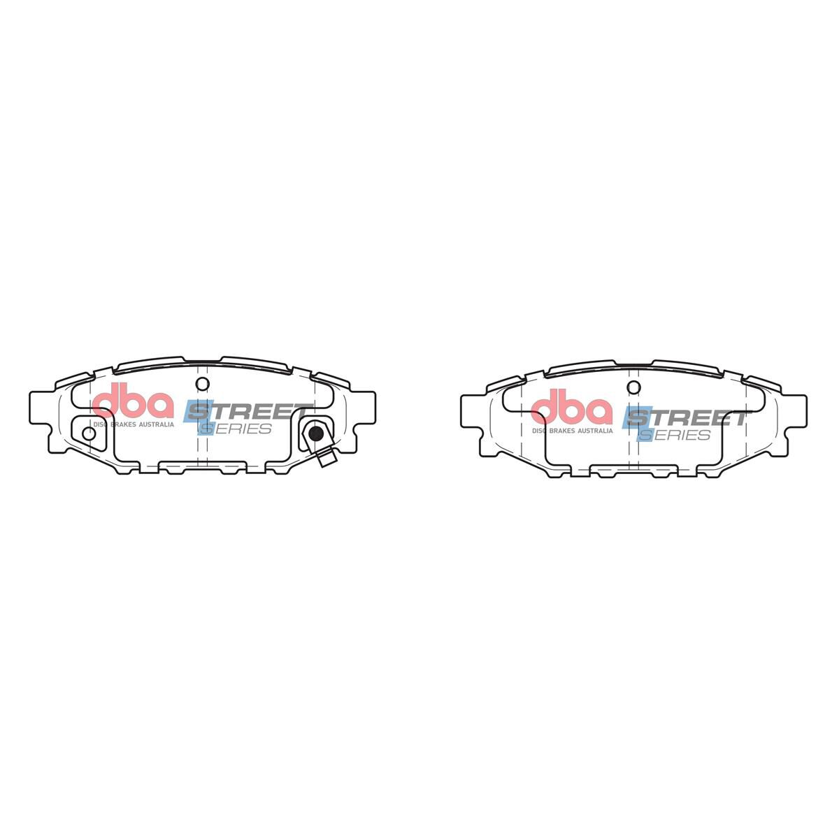 DBA SS STREET SERIES BRAKE PADS [ Subaru 2003-2014 R ], , scaau_hi-res