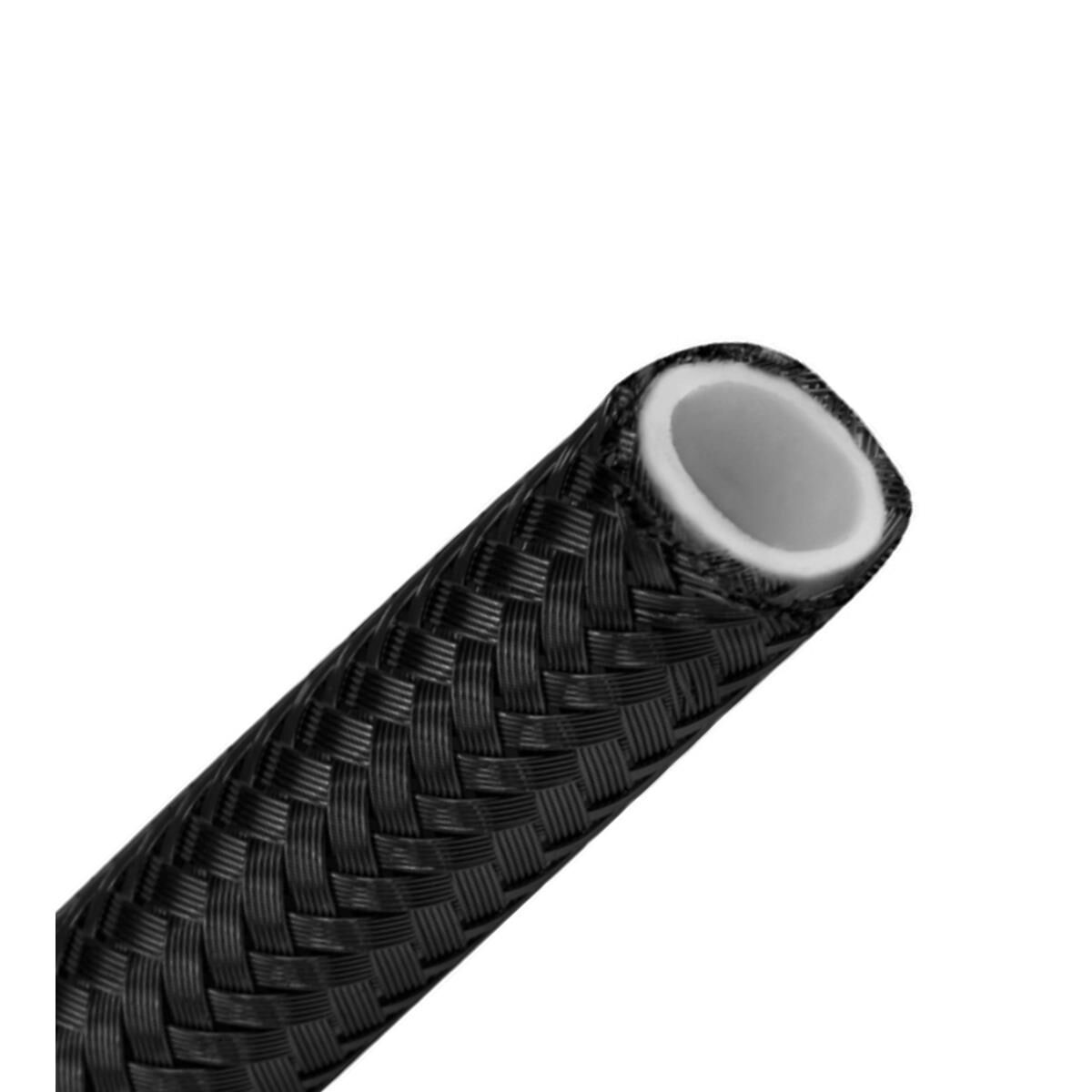 200 SERIES AN4 PTFE BLACK STAINLESS STEEL BRAIDED HOSE, , scaau_hi-res