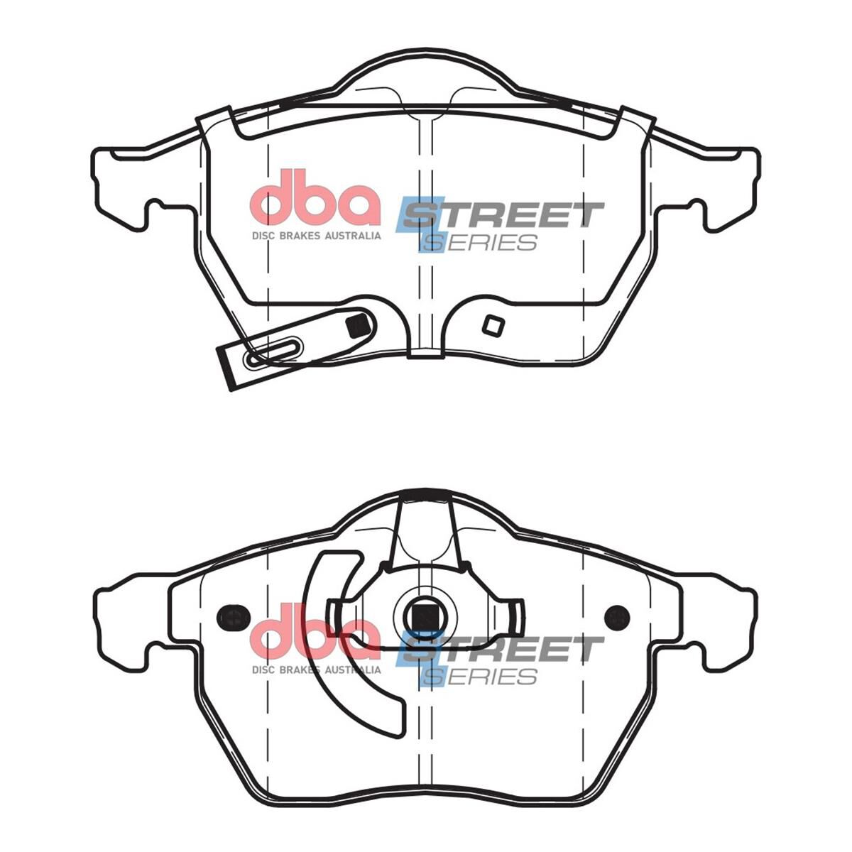 DBA SS STREET SERIES BRAKE PADS [ Holden Astra & Zafira 1998-2006 F ], , scaau_hi-res
