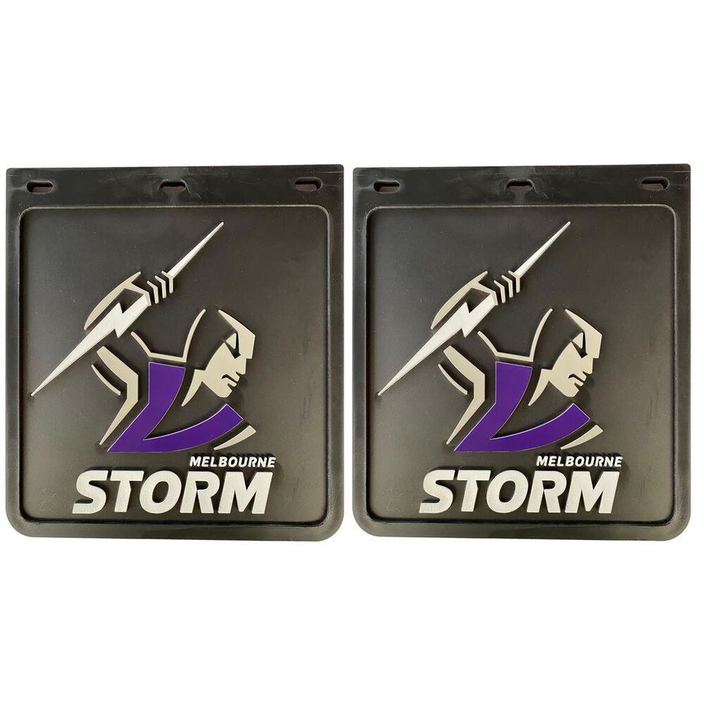 NRL Mudflaps Storm 250mm Drop X 230mm Width Supercheap Auto