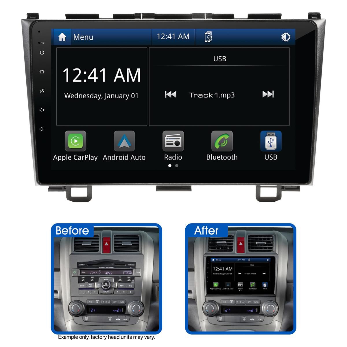 9" MULTIMEDIA RECEIVER TO SUIT HONDA CRV, , scaau_hi-res