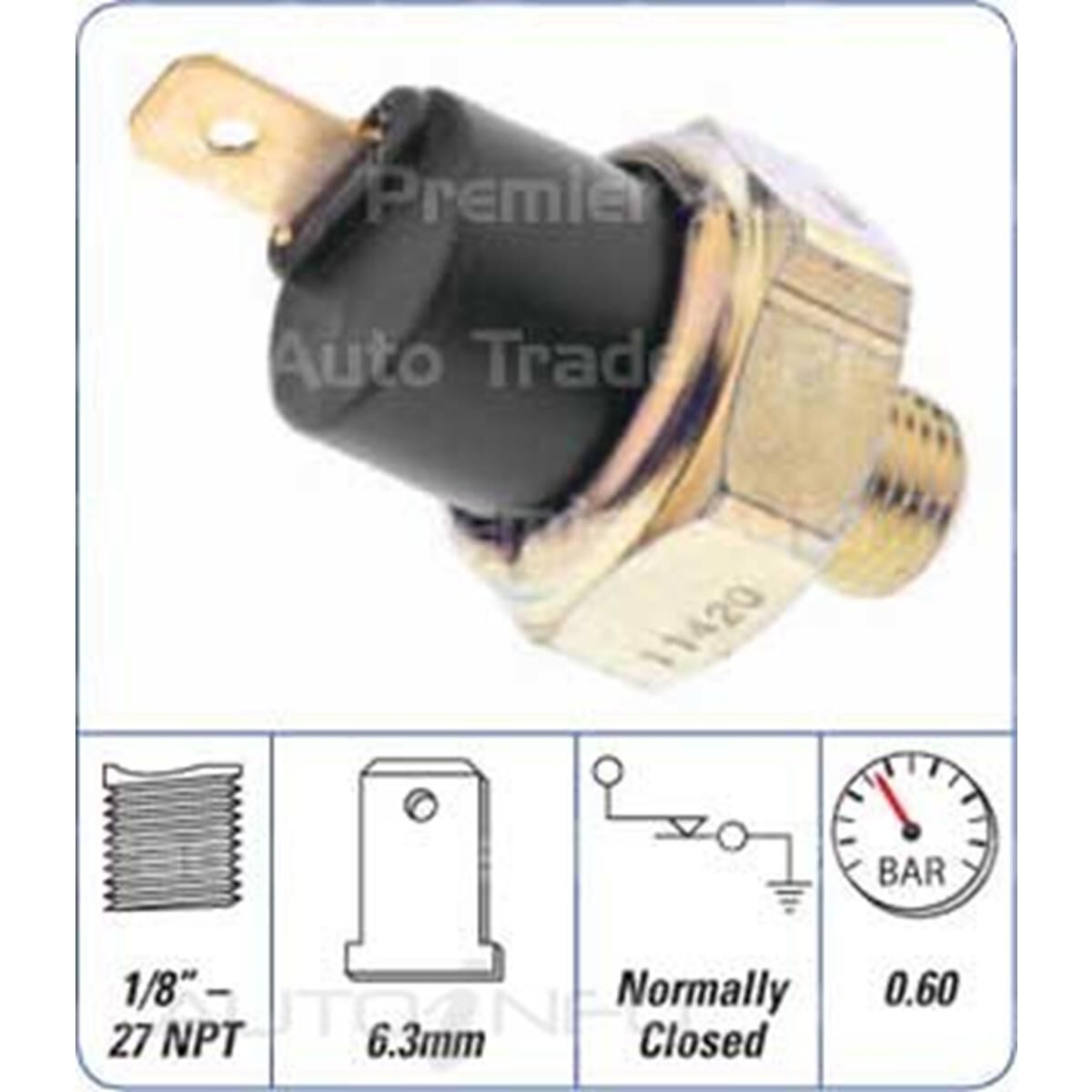 Ops 1 top oil pressure switch