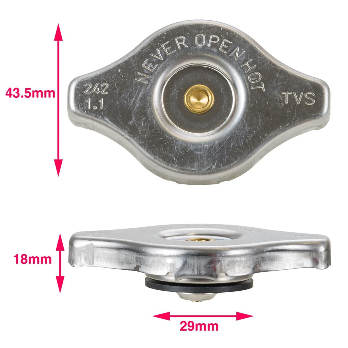 Radiator Cap Micro Cap 16PSI, 110KPA, , scaau_hi-res