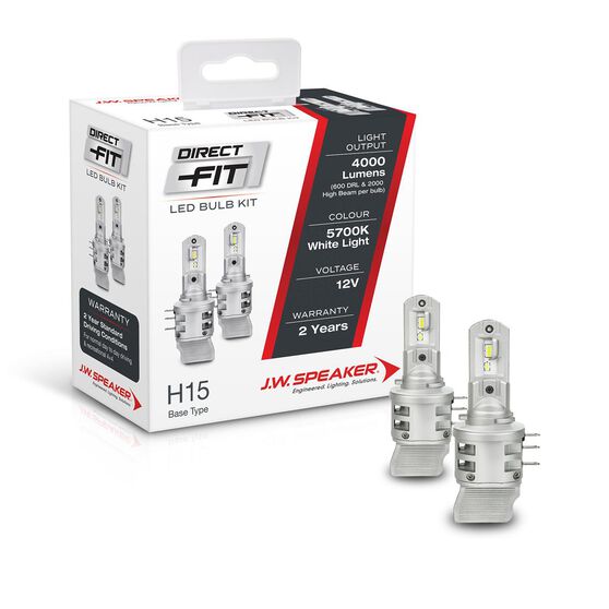 LED H15 Direct Fit Kit Hi/Lo 12-24V 6000K, , scaau_hi-res