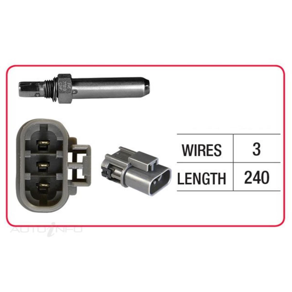 OX SENSOR-GMH,NISSAN 3 WIRE TITANIA, , scaau_hi-res