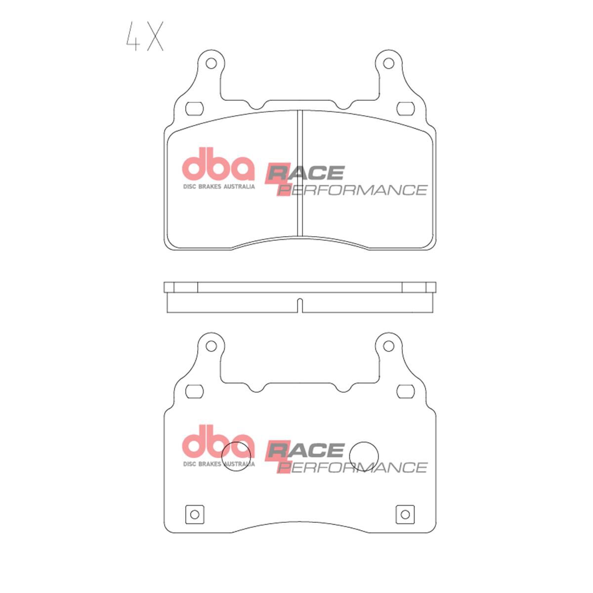 DBA RACE BRAKE PADS [ HSV, CAMARO, TESLA 4 POT BREMBO 2018 - ON F ], , scaau_hi-res