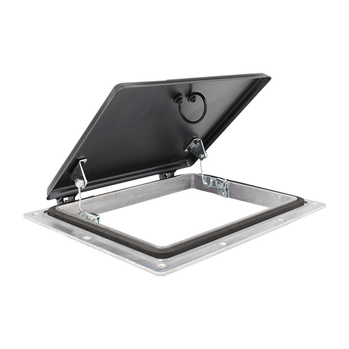 Sunrise Trailer Roof Vent 219 x 167mm Opening Large Black, , scaau_hi-res