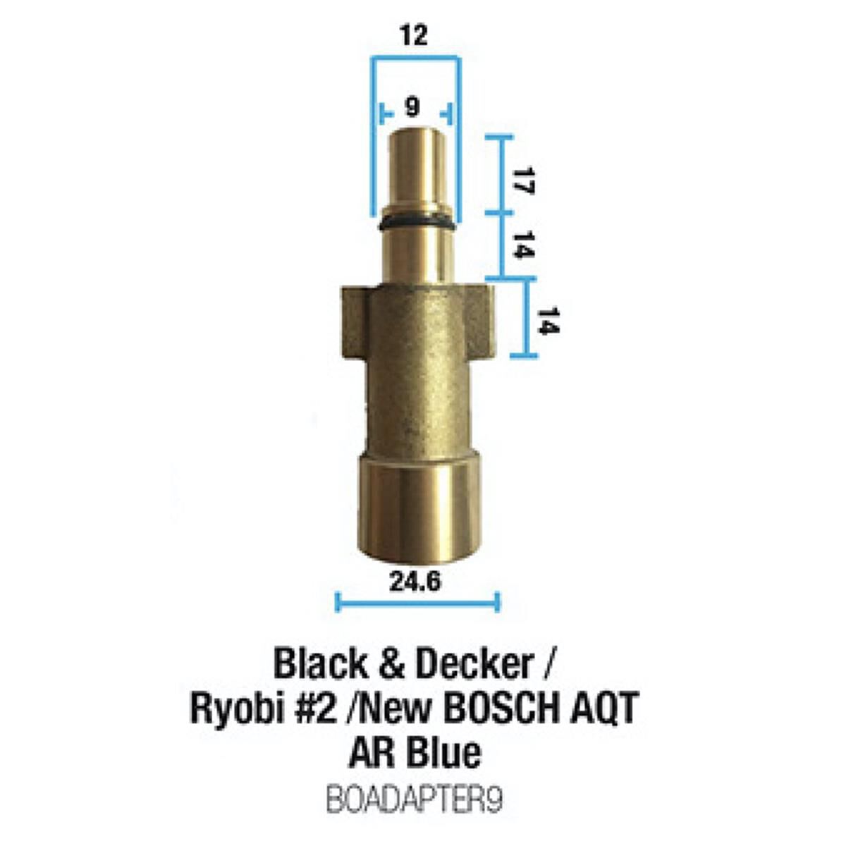 Black & Decker / Ryobi Adapter, , scaau_hi-res