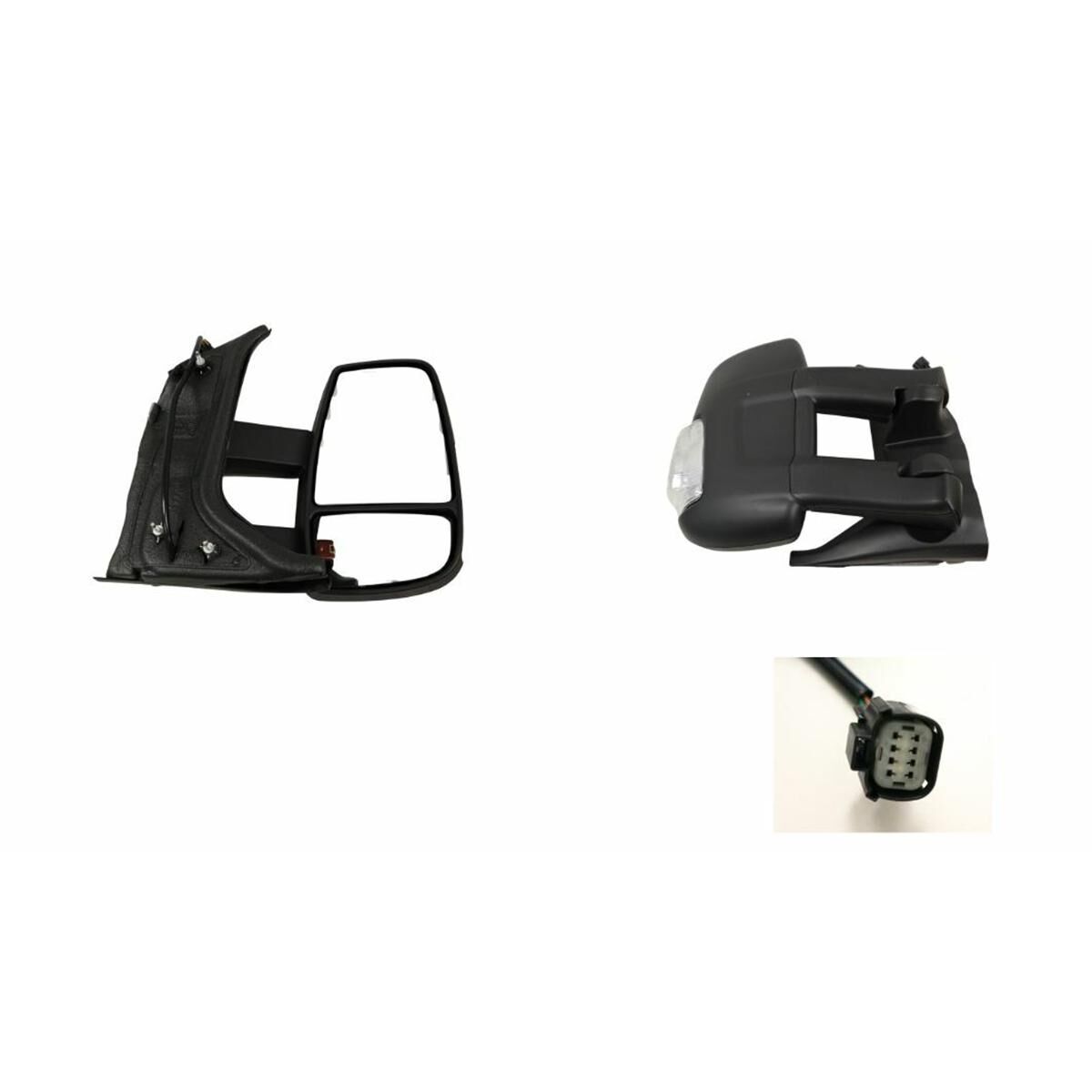 FORD TRANSIT VO SERIES 1 
09/2014 ~ 04/2019
DOOR MIRROR
RIGHT HAND SIDE
WITH HEATED
WITH INDICA LIGHT
6 PIN 8 HOLE
LONG ARM TYPE, , scaau_hi-res