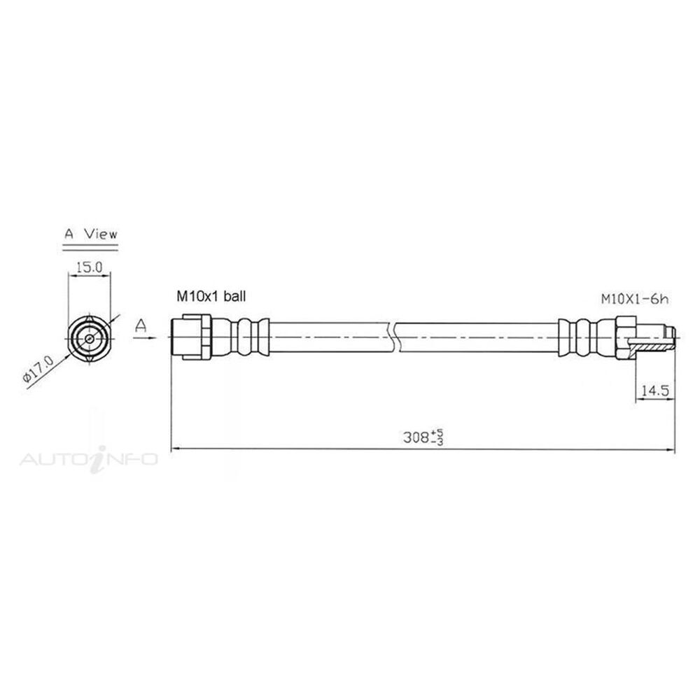 IBS Brake Hose H7112 Supercheap Auto