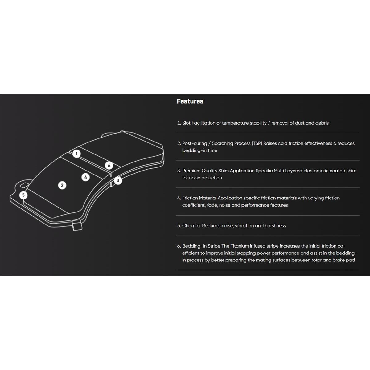 DBA SS STREET SERIES BRAKE PADS - (Ford Falcon BA - BF), , scaau_hi-res