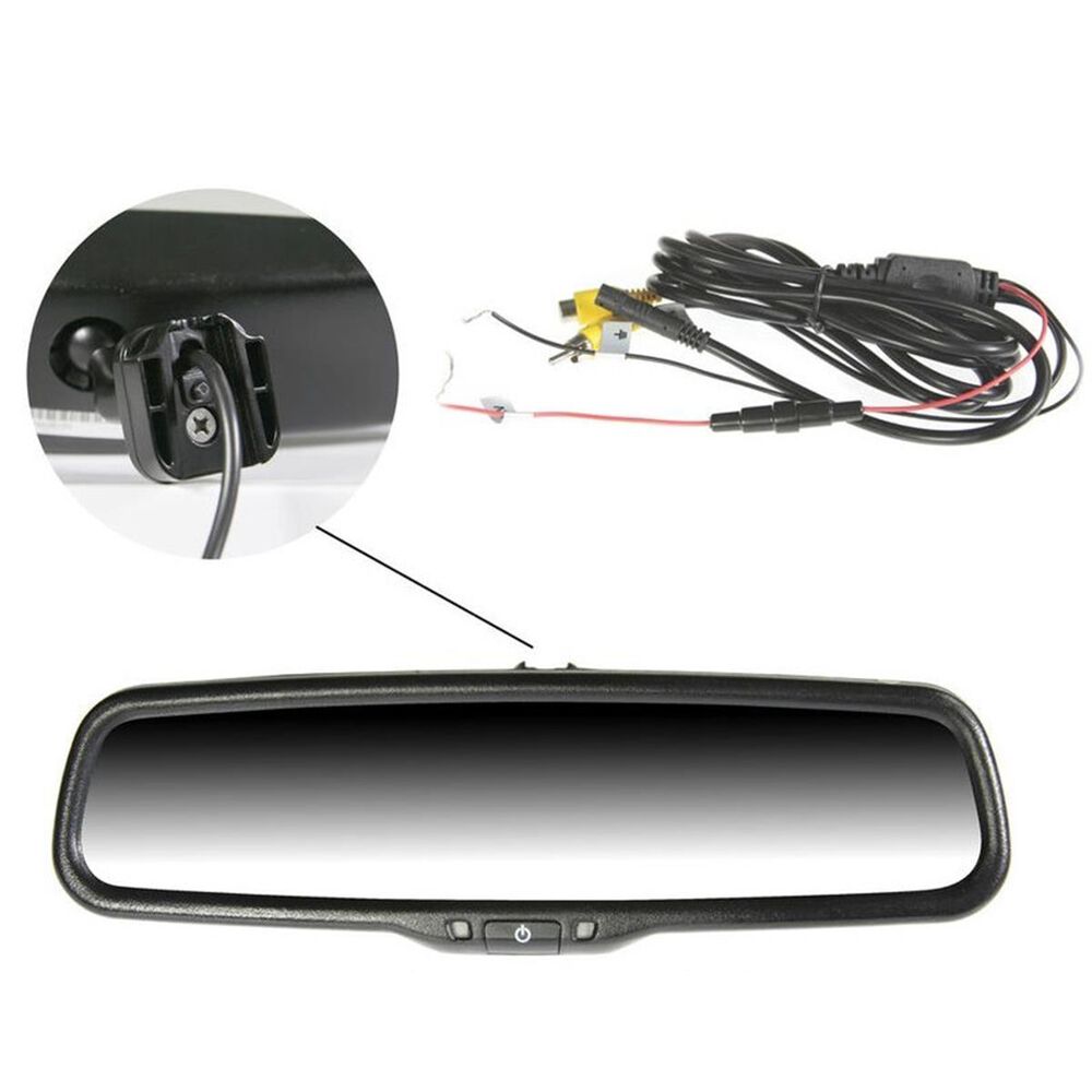 Gator Rear View Mirror With Reversing Monitor 4.3 Inch, GRM430EM Supercheap Auto