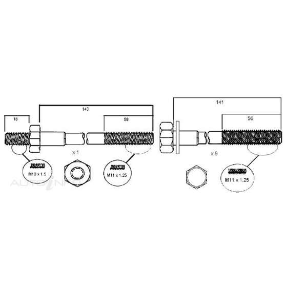 HBS HOLDEN C22/24 HEX HED, , scaau_hi-res