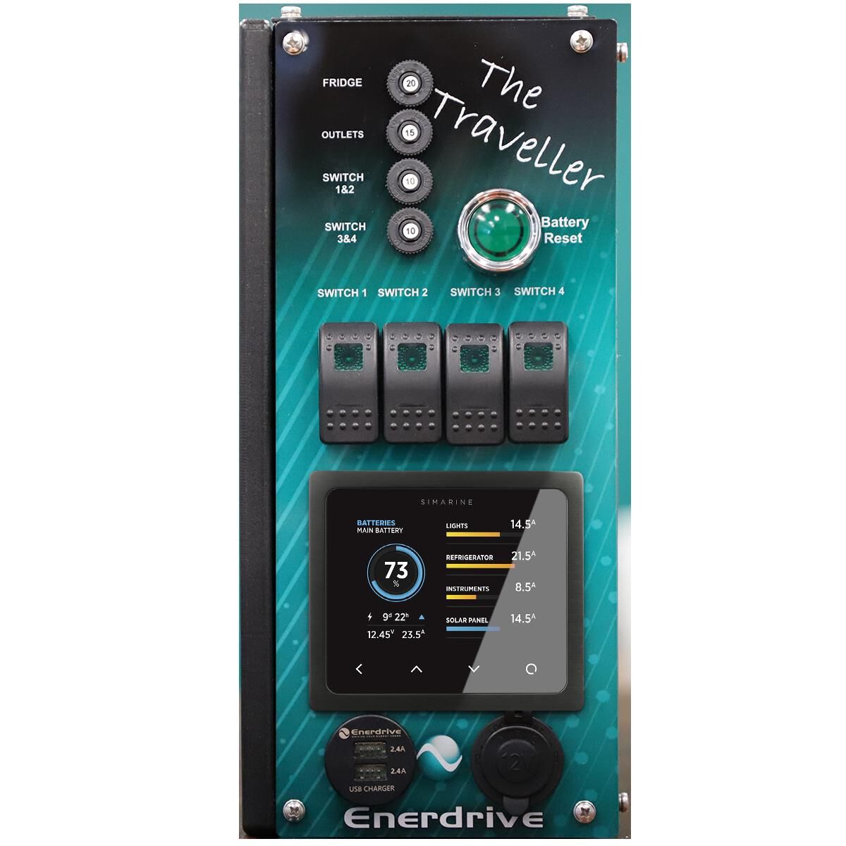 TRAVELLER POWER SYSTEM WITH SIMARINE & INDIVIDUAL LOAD MONITORING - RIGHT MOUNT, , scaau_hi-res