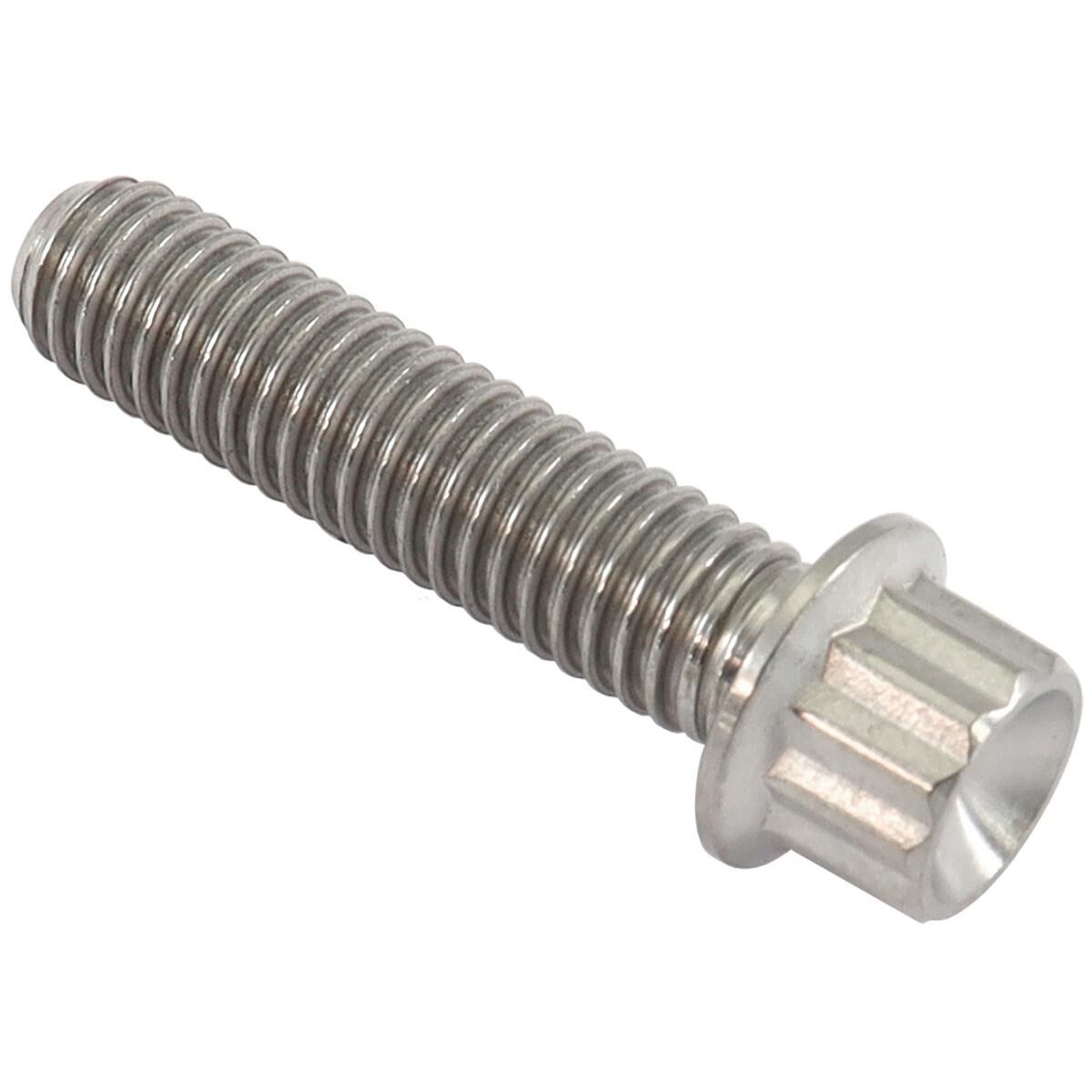 M6X1.00 TITANIUM BOLT 25MM UHL12 POINT SINGLE M6 X 1.00MM, , scaau_hi-res