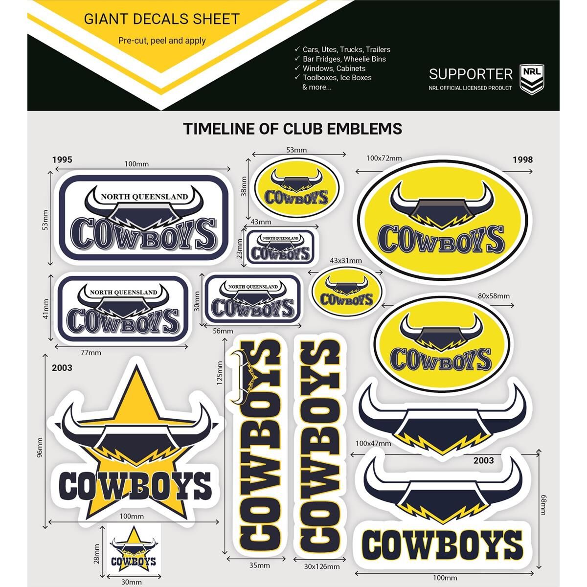 COWBOYS GIANT DECALS SHEET, , scaau_hi-res