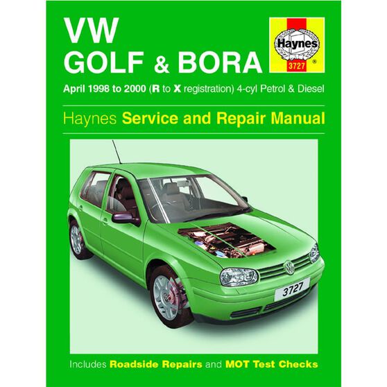 VW GOLF & BORA PETROL & DIESEL (1998 - 2000), , scaau_hi-res