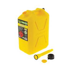 FAST FLOW PLASTIC FUEL CAN 10LT DIESEL YELLOW, , scaau_hi-res