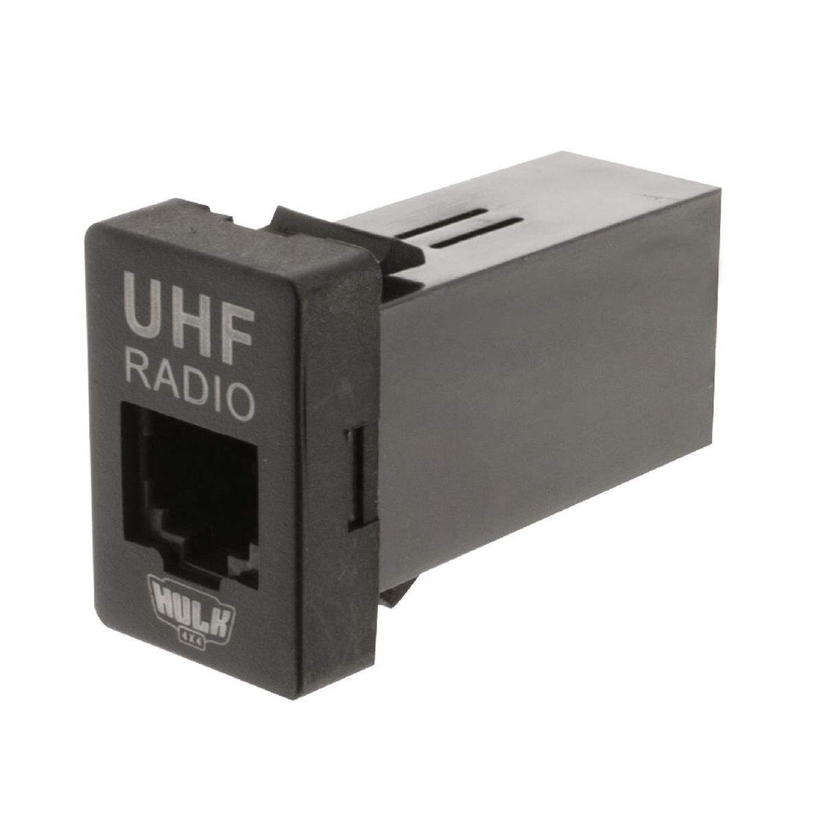 RJ45 UHF SOCKET OE RPL T/S LATE TOYOTA BLUE LED 33 x 22mm, , scaau_hi-res