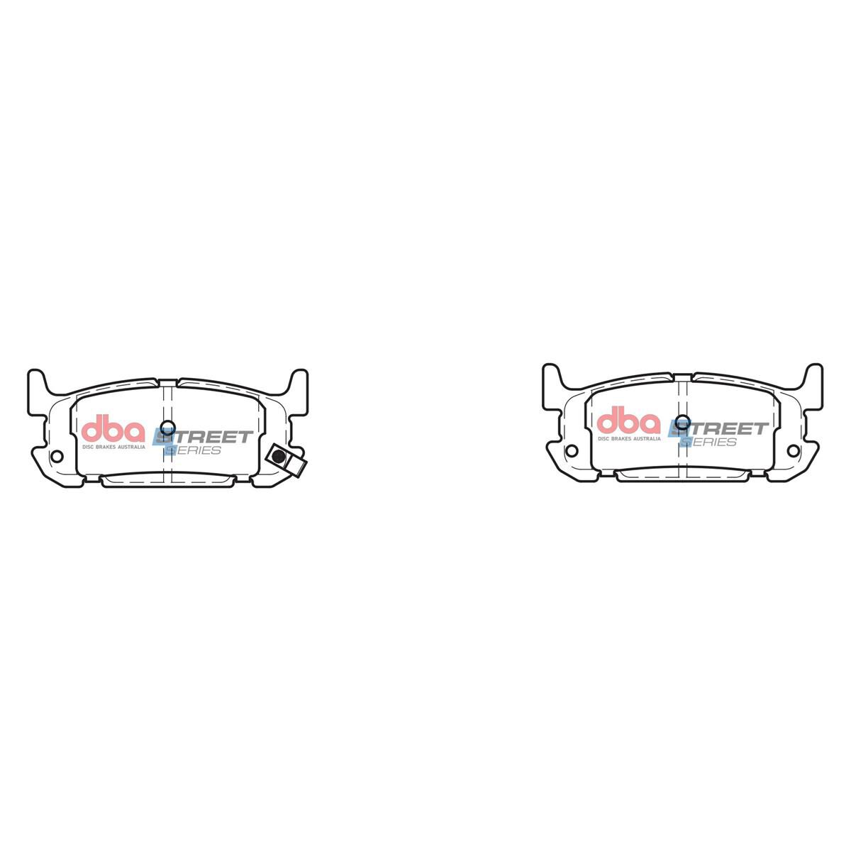 DBA SS STREET SERIES BRAKE PADS [ Mazda mx-5 1.8L 2001-2003 R ], , scaau_hi-res
