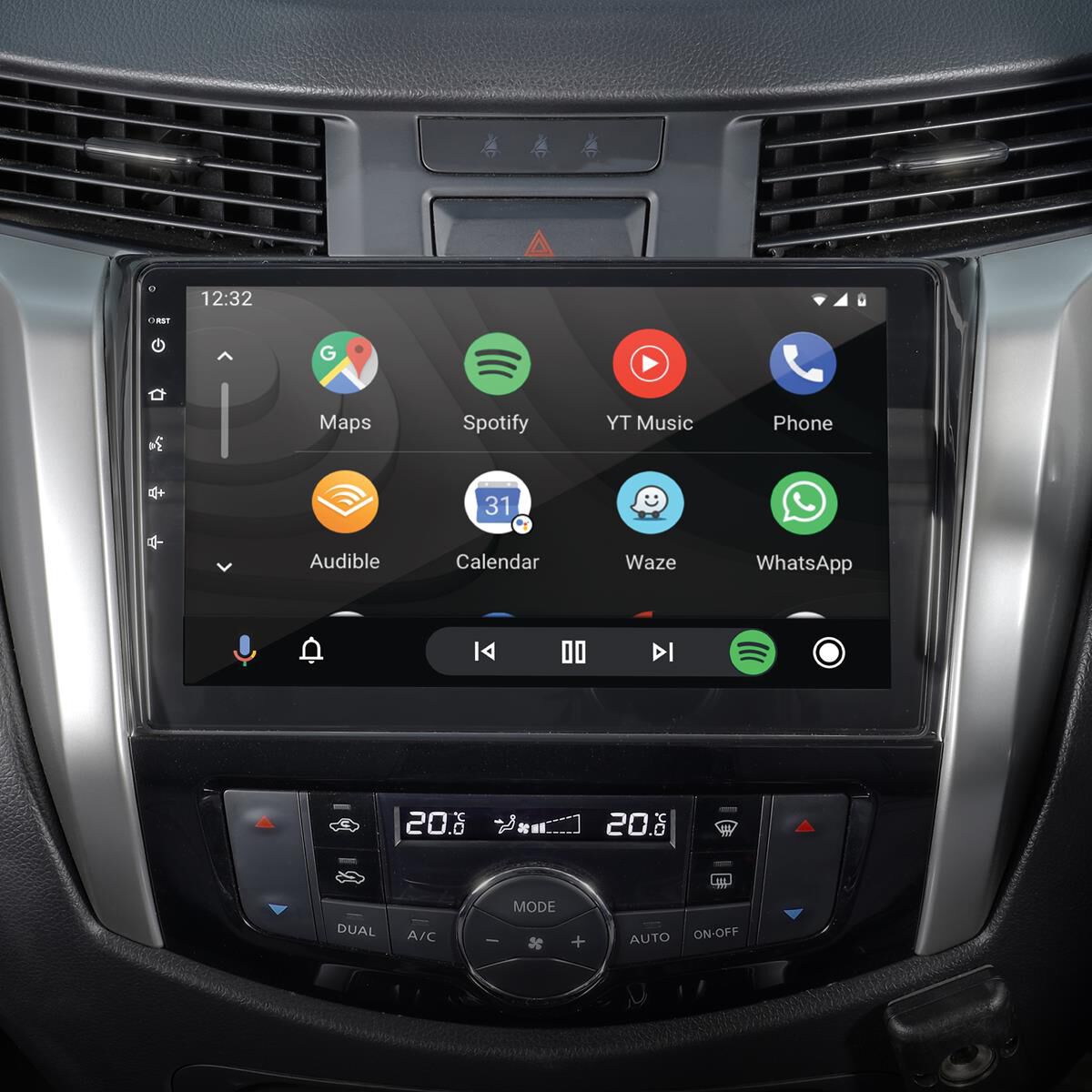 10" MULTIMEDIA RECEIVER TO SUIT NISSAN NAVARA DX, RX (2015-2020), , scaau_hi-res