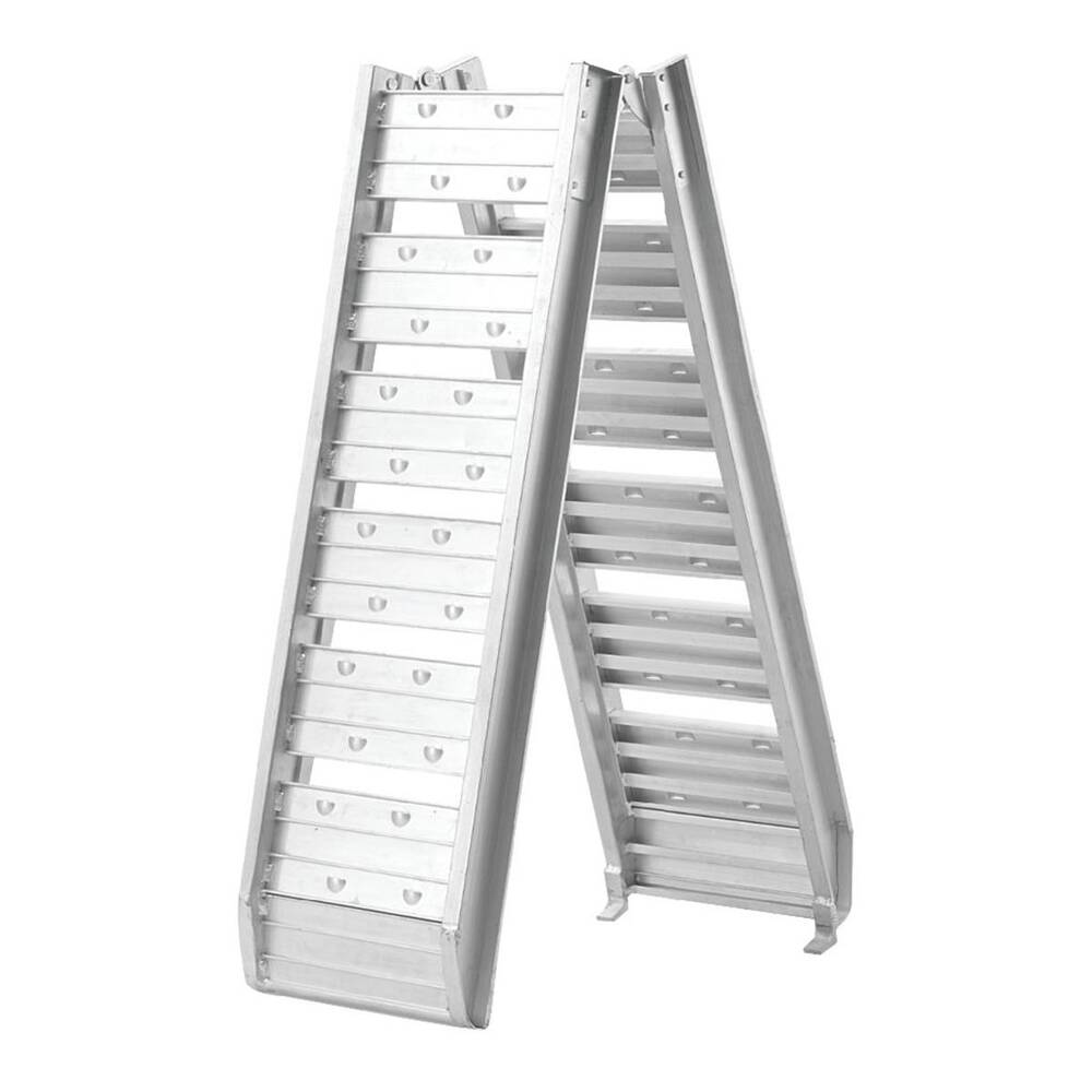 Hulk 4x4 Motorcycle Ramp 200Kg Each 1.82M Aluminium Folds Flat - HU2430 ...