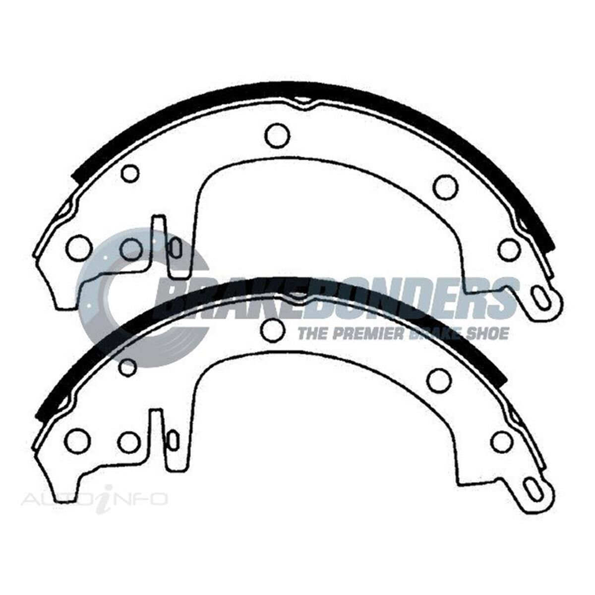 Brake Shoes - Toyota 228.6mm, , scaau_hi-res