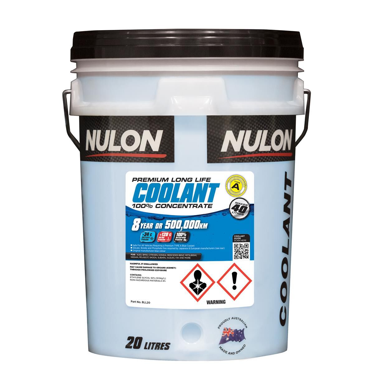 BLUE LL COOL CONCENTRATE 20L BUCKET, , scaau_hi-res