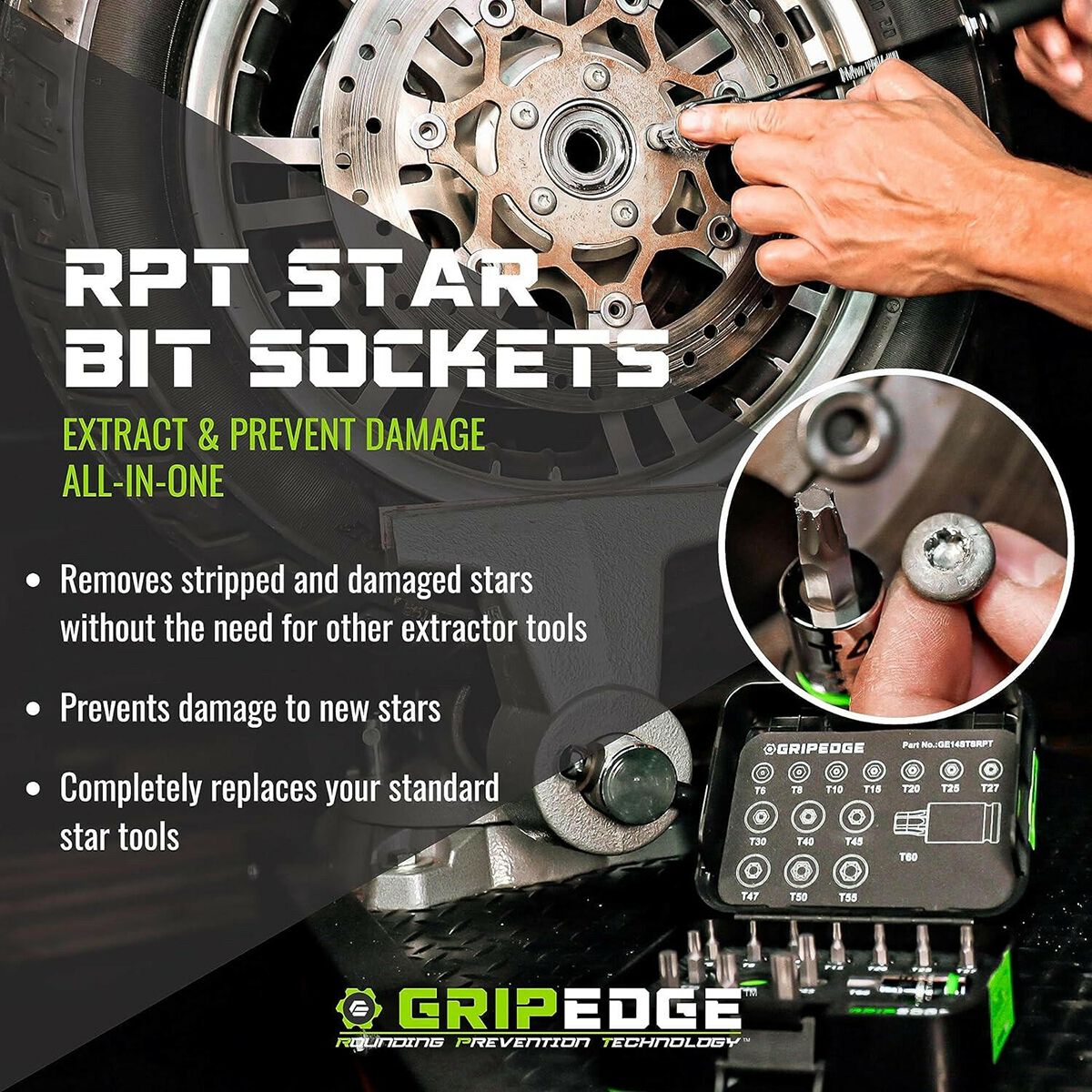 GRIPEDGE 1/4DR STAR DRIVER SET 9PC, , scaau_hi-res