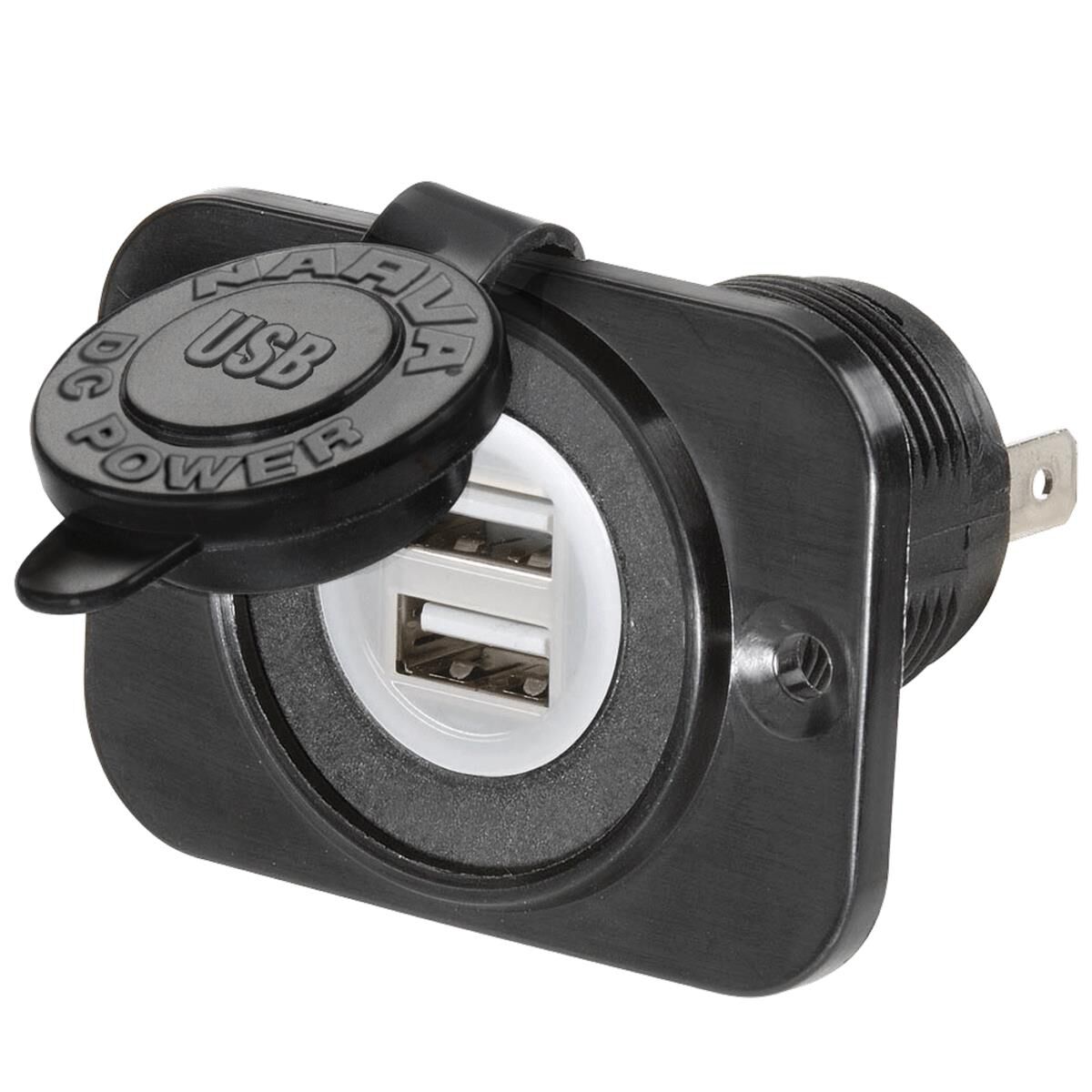 DUAL USB SOCKET 5V 2.5A NARVA, , scaau_hi-res