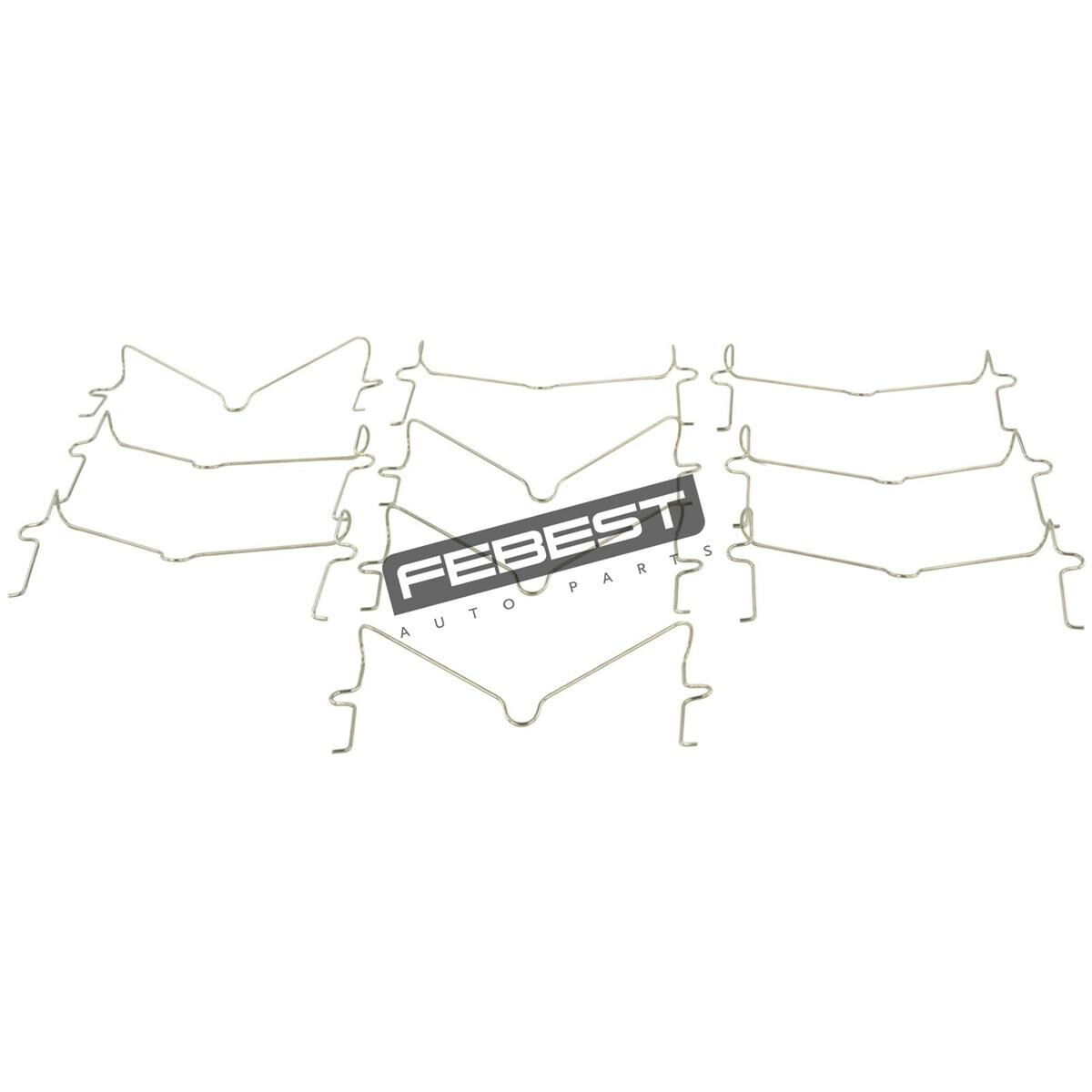 ANTI-RATTLE SPRING, DISC BRAKE PADS PCS 10, , scaau_hi-res