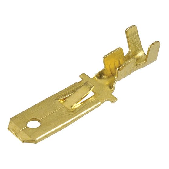 MALE BLADE BRASS 6.3MM, , scaau_hi-res