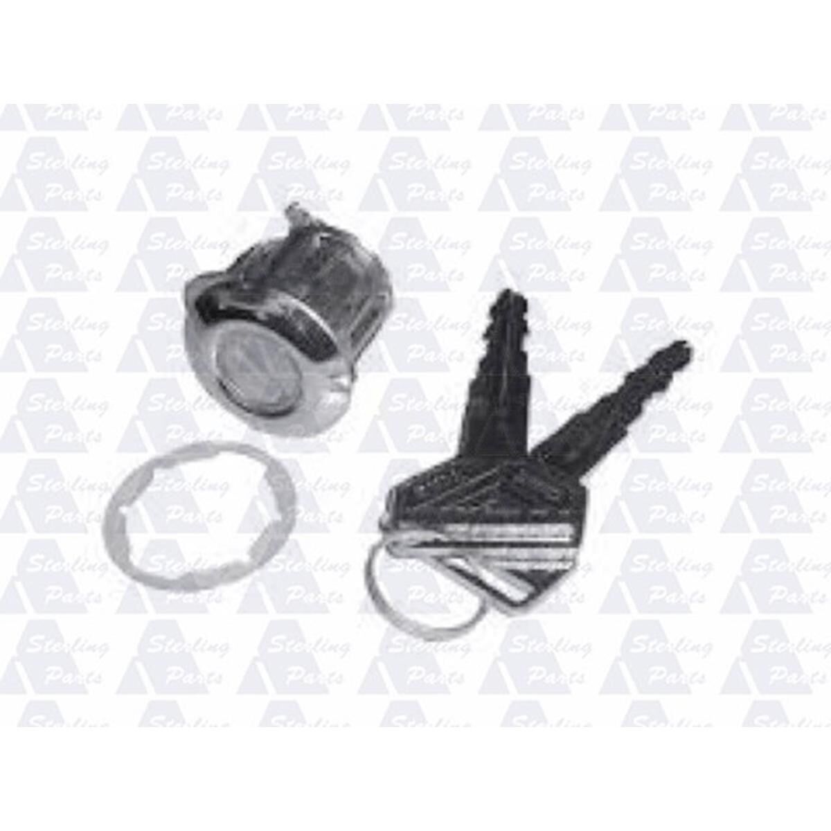 DOOR LOCK BARREL + KEYS TO SUIT /MITSUBISHI GALANT 89-97 / LANCER 89-92 / PAJERO 89-96 / HOLDEN GEMINI 85-87, , scaau_hi-res