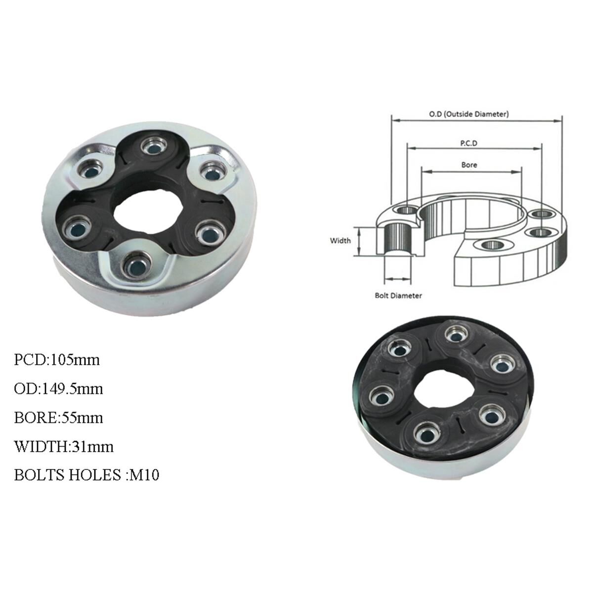 AUDI TT 8N FRONT TAIL SHAFT COUPLING, , scaau_hi-res