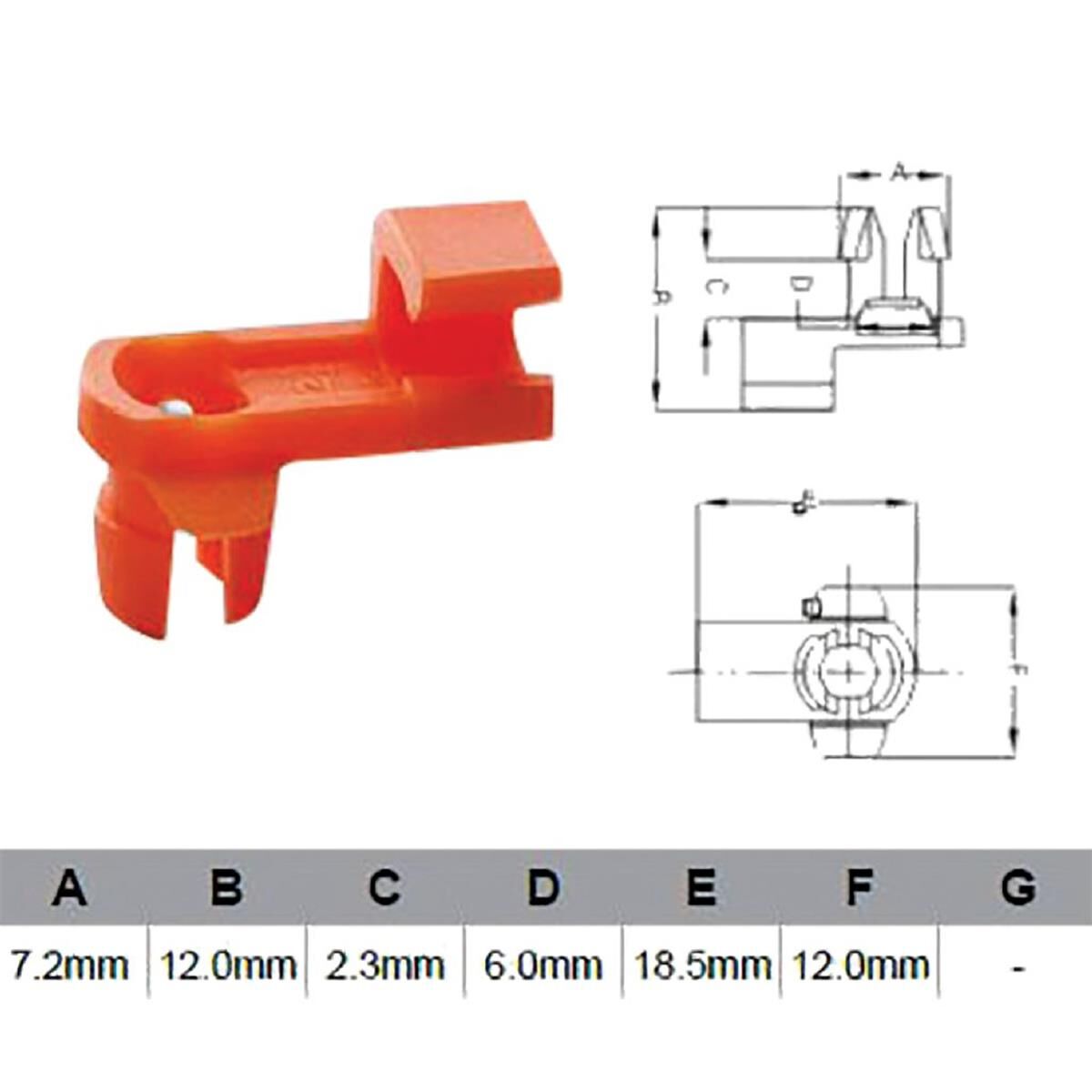 PKT 10 DOOR LOCK CLIP, , scaau_hi-res