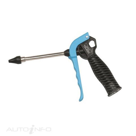 toledo air blow gun high flow rubber tip 120mm 321103
