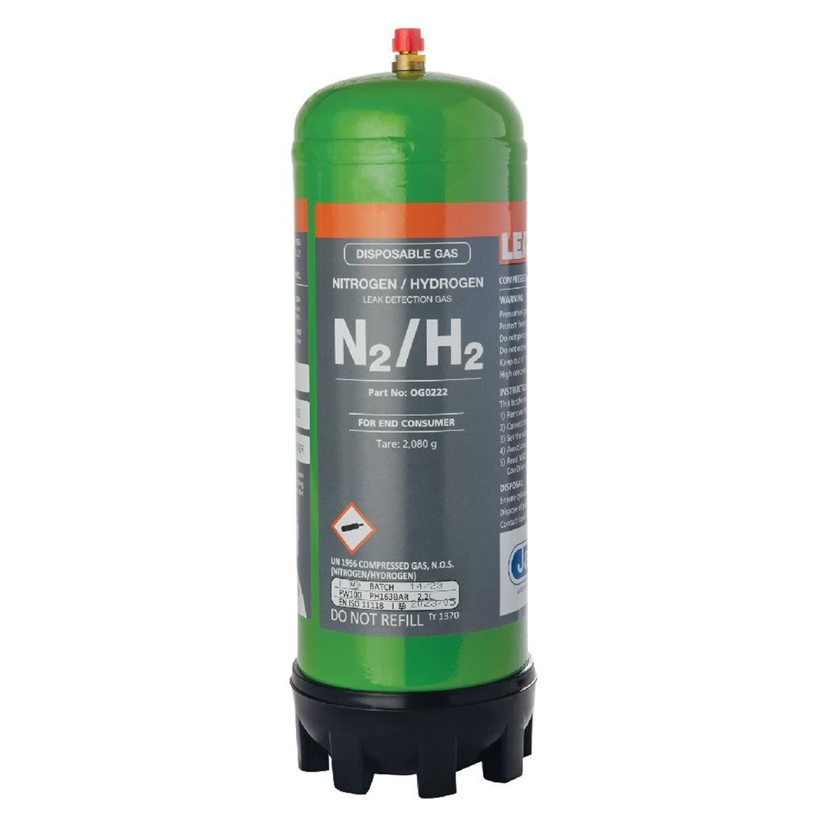 LEAKXPOSE NITROGEN 95% HYDROGEN 5% DISPOSABLE CYL 2.2 - OILS & CHEMICALS, , scaau_hi-res