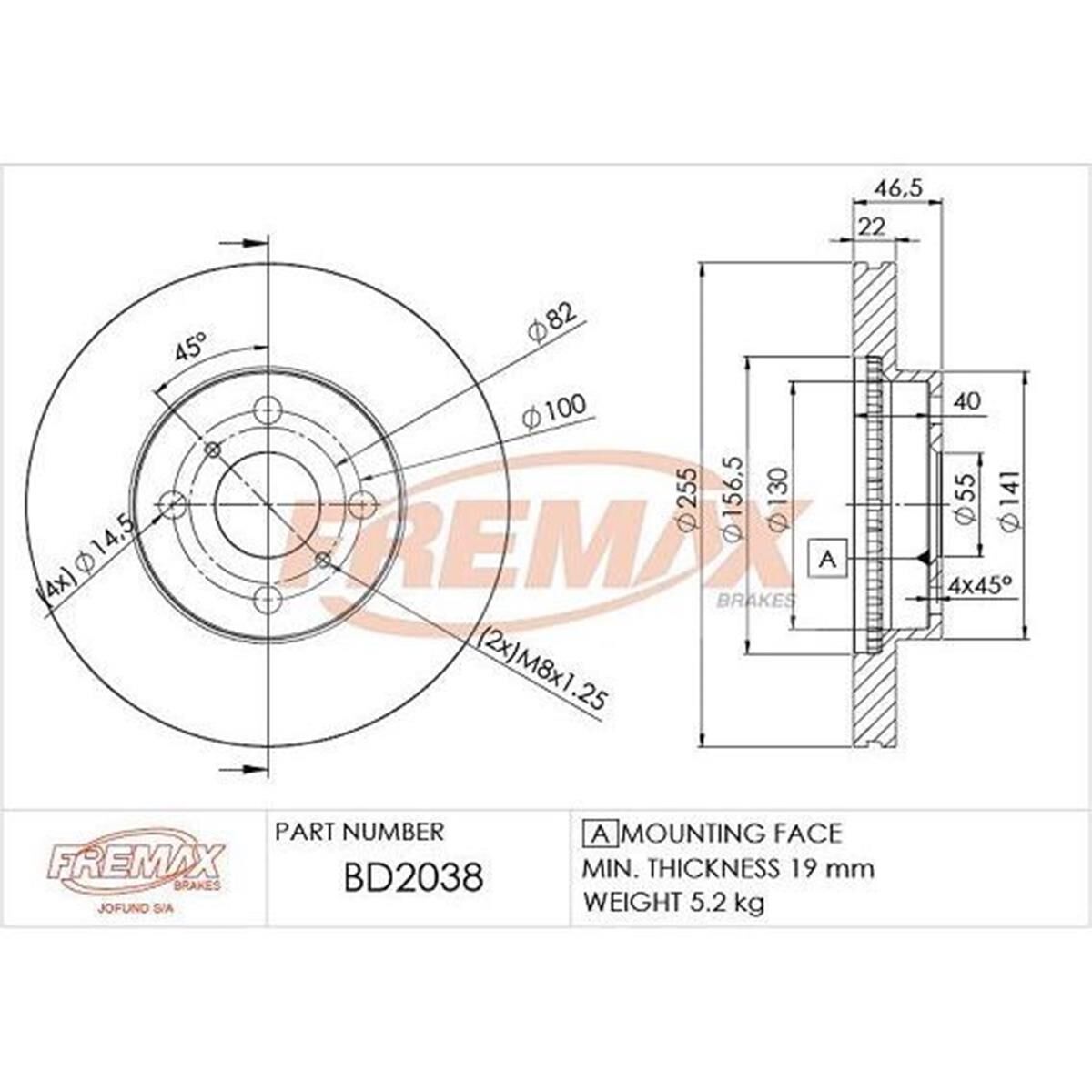 FREMAX+TRADE-LINE BRAKE BUNDLEYARIS (NCP130) 1.3L 2011-20 TOYOTA FRONT, , scaau_hi-res