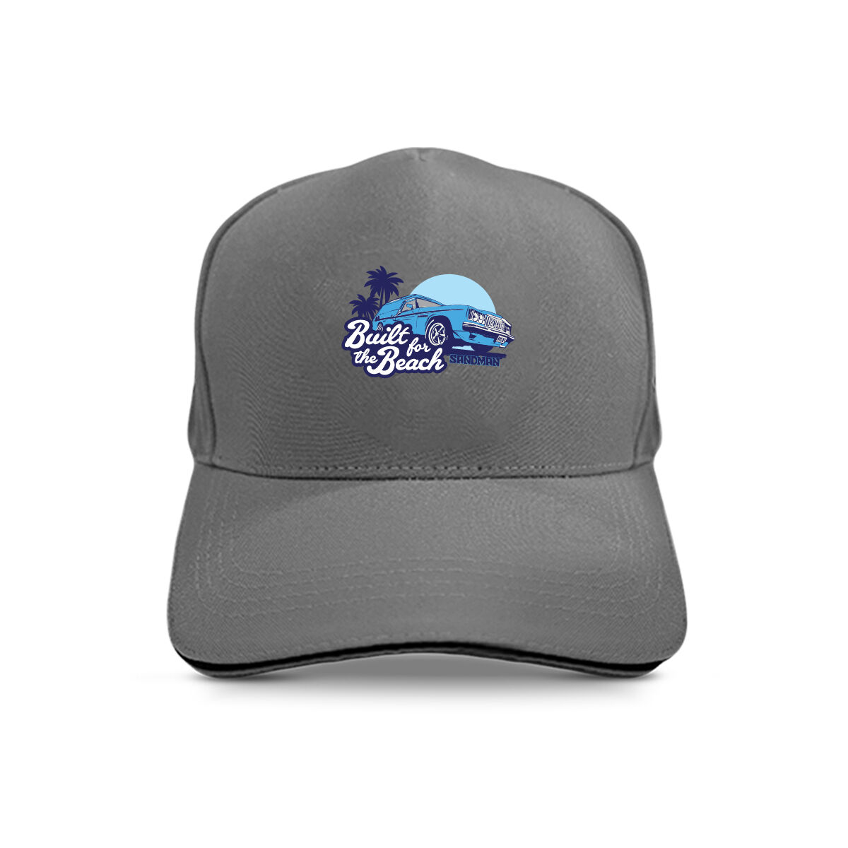 ADULT 5-PANEL CAP-GREY [BUILT FOR THE BEACH], , scaau_hi-res