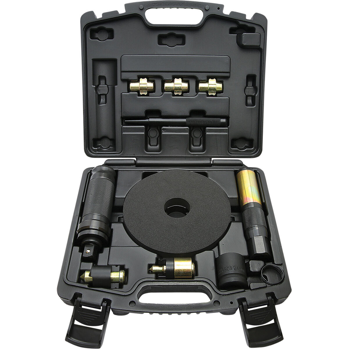 Locking nut removal tool top