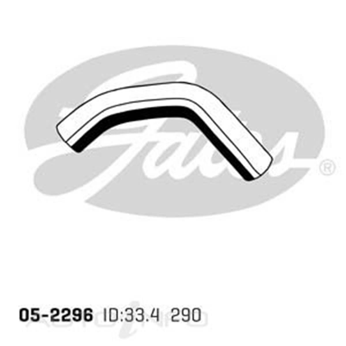 05-2296 GATES RADIATOR HOSE, , scaau_hi-res